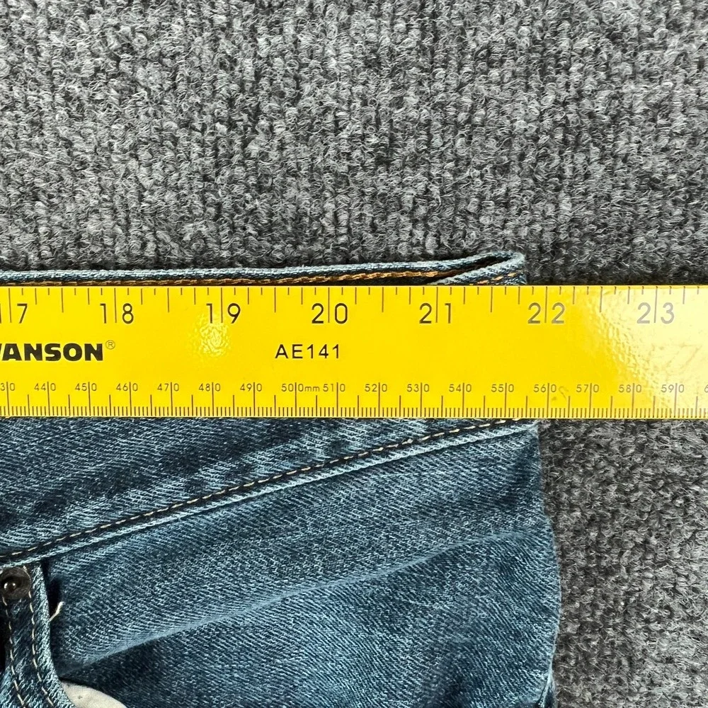 Levi's 559 Jeans Mens 44x33 Blue Denim Cotton High Rise Relaxed Fit Straight Leg